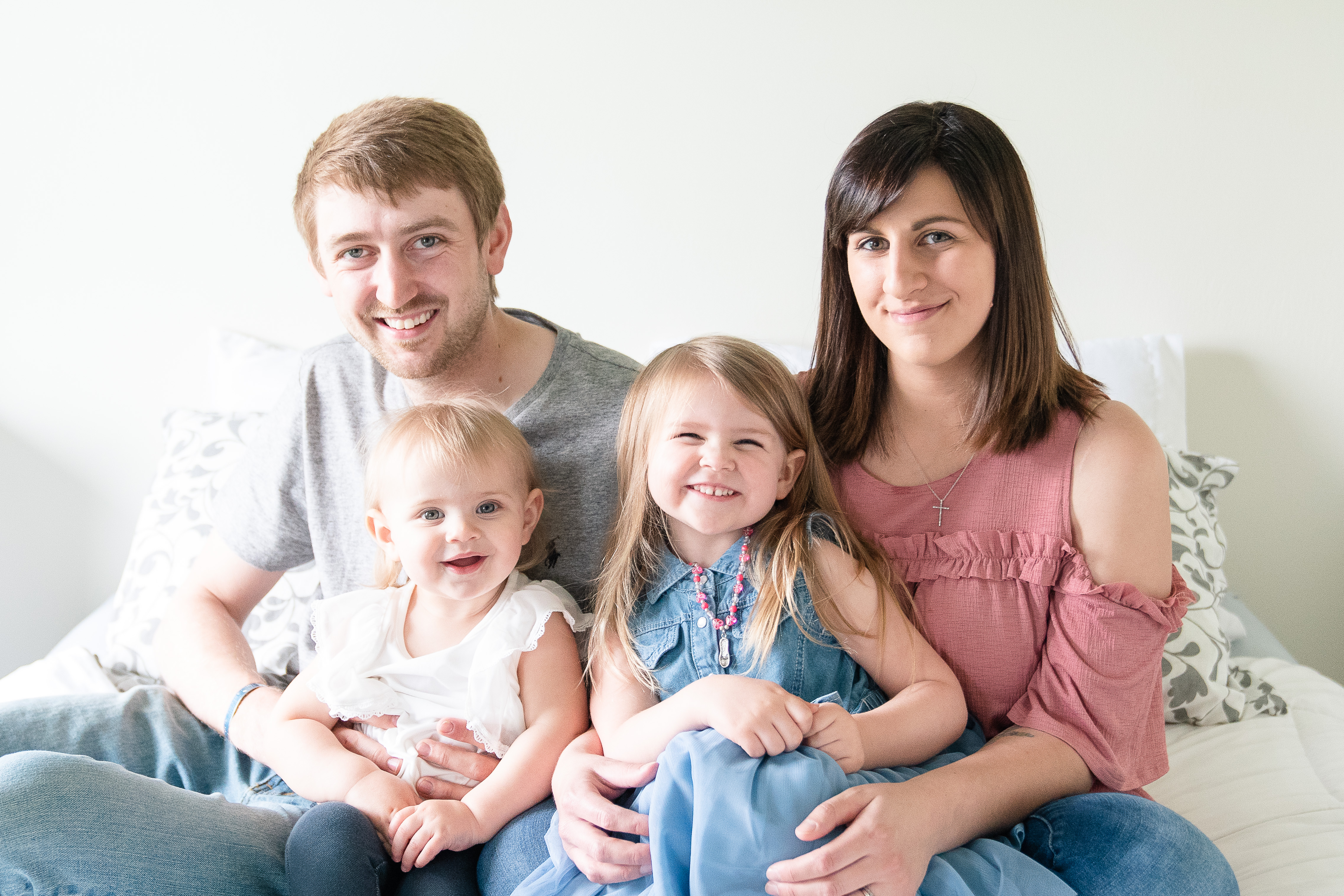 Family of four, family lifestyle session, logansport, in