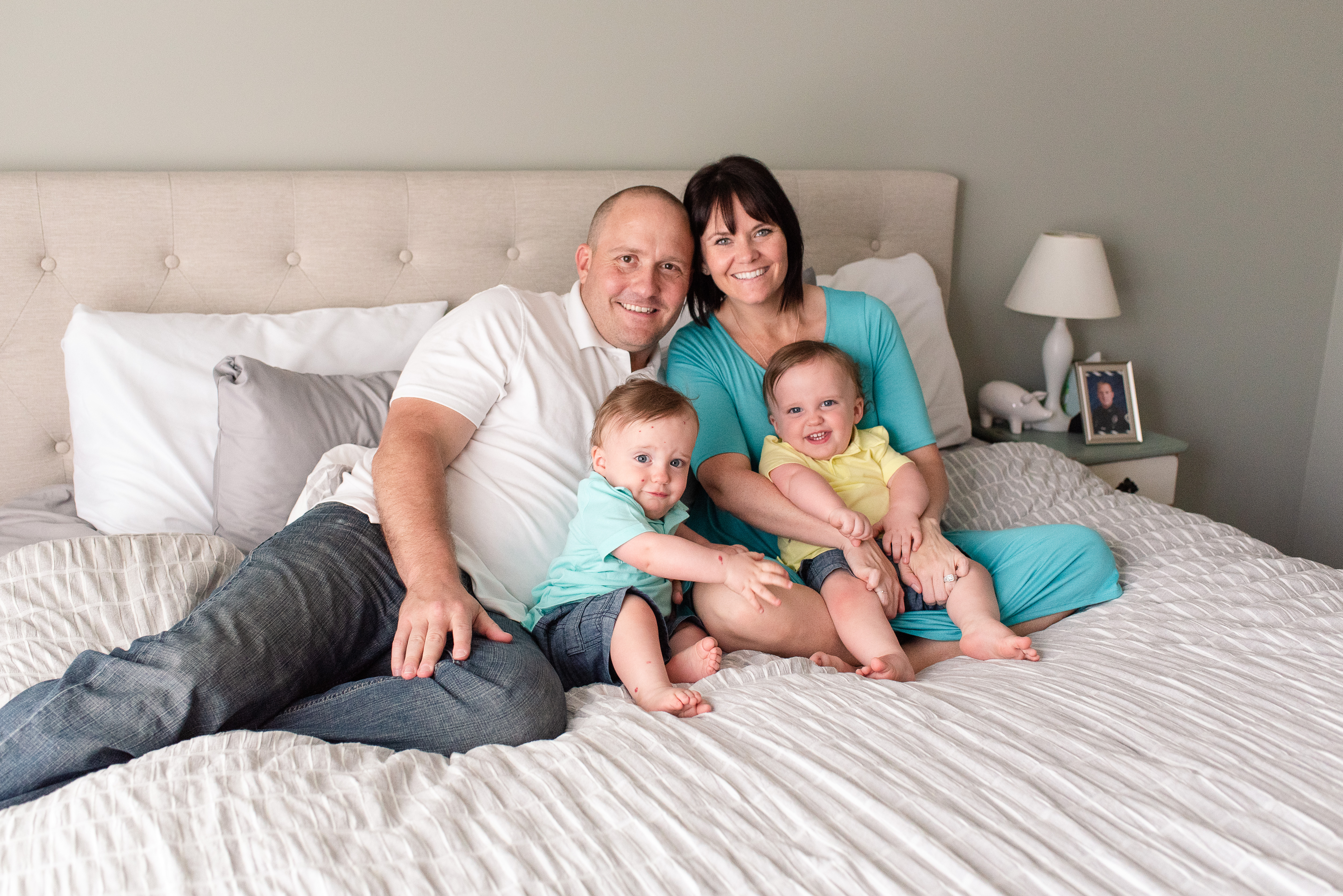 Lifestyle Family Session on Bed