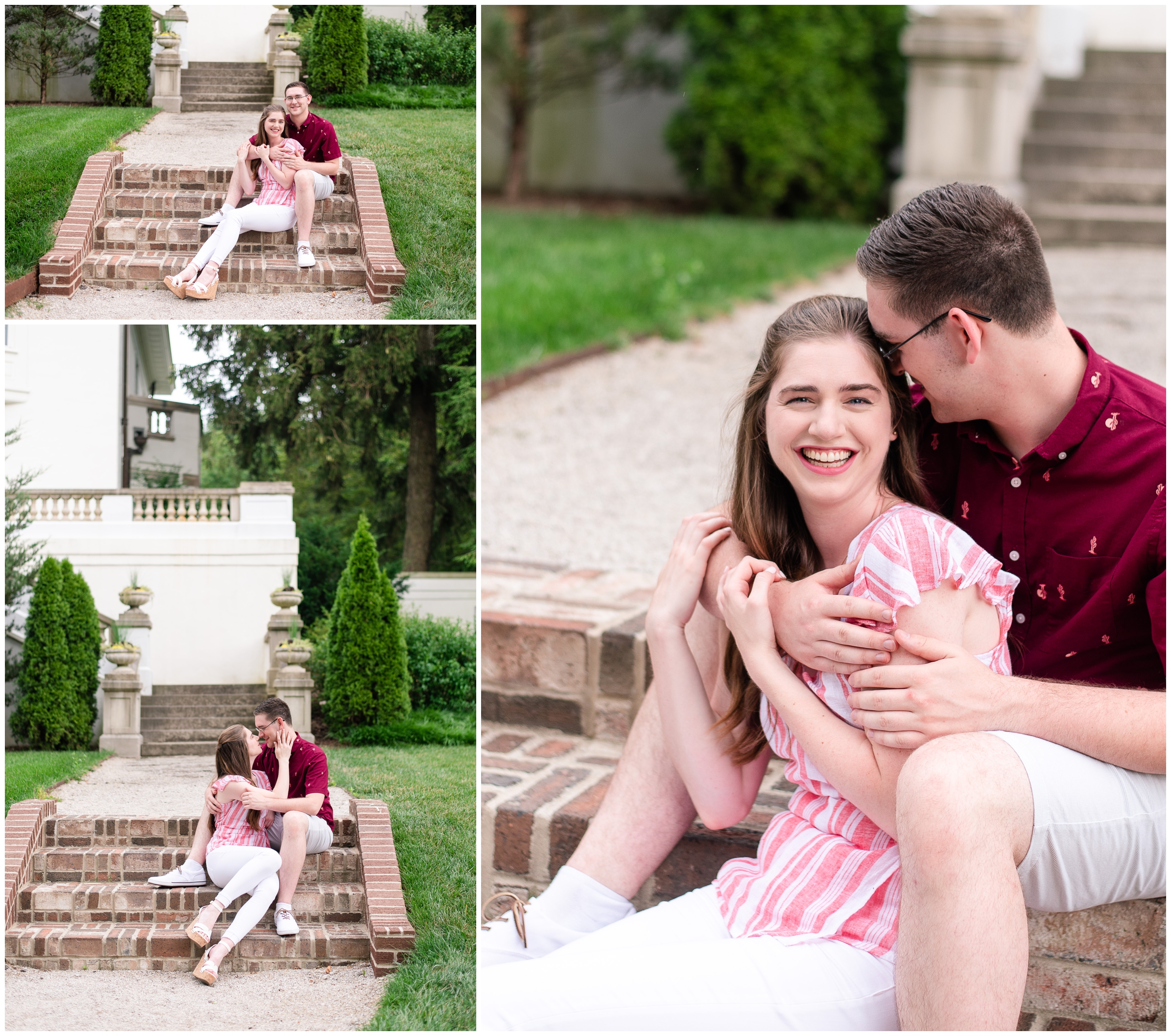 Lilly House - Engagement Session - Newfields