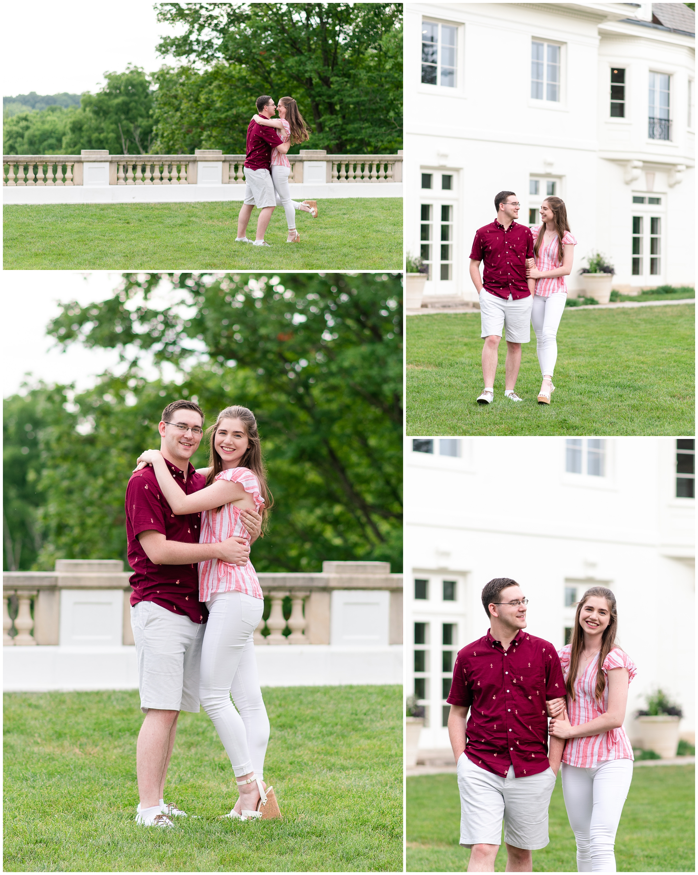 Lilly House - Engagement Session - Newfields