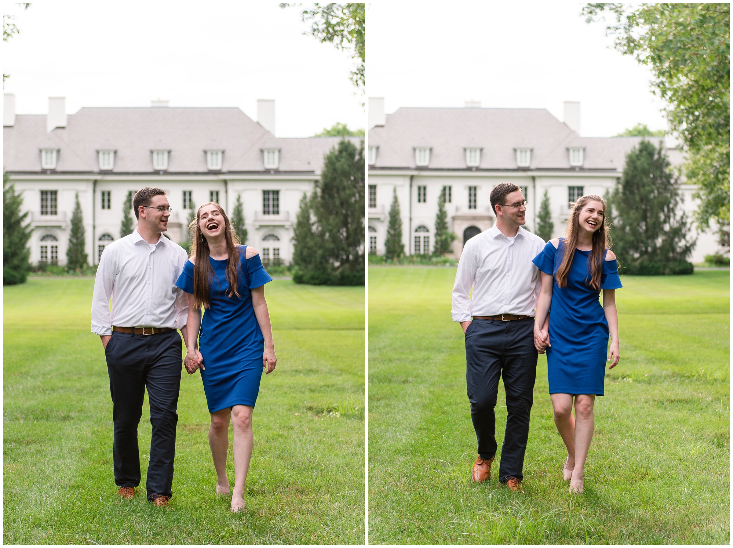 Lilly House Engagement Session - Newfields