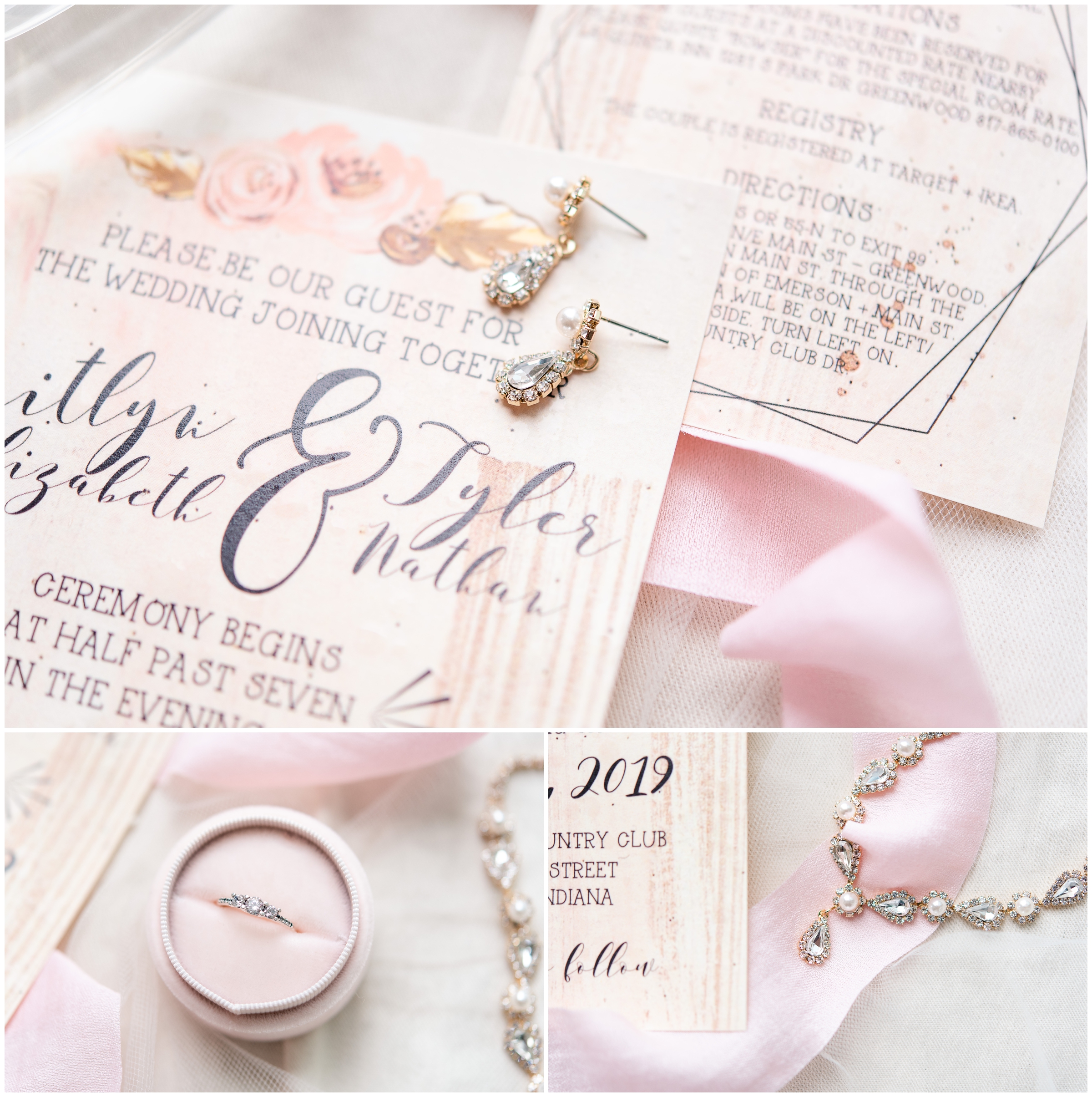 Blush Pink Wedding Details