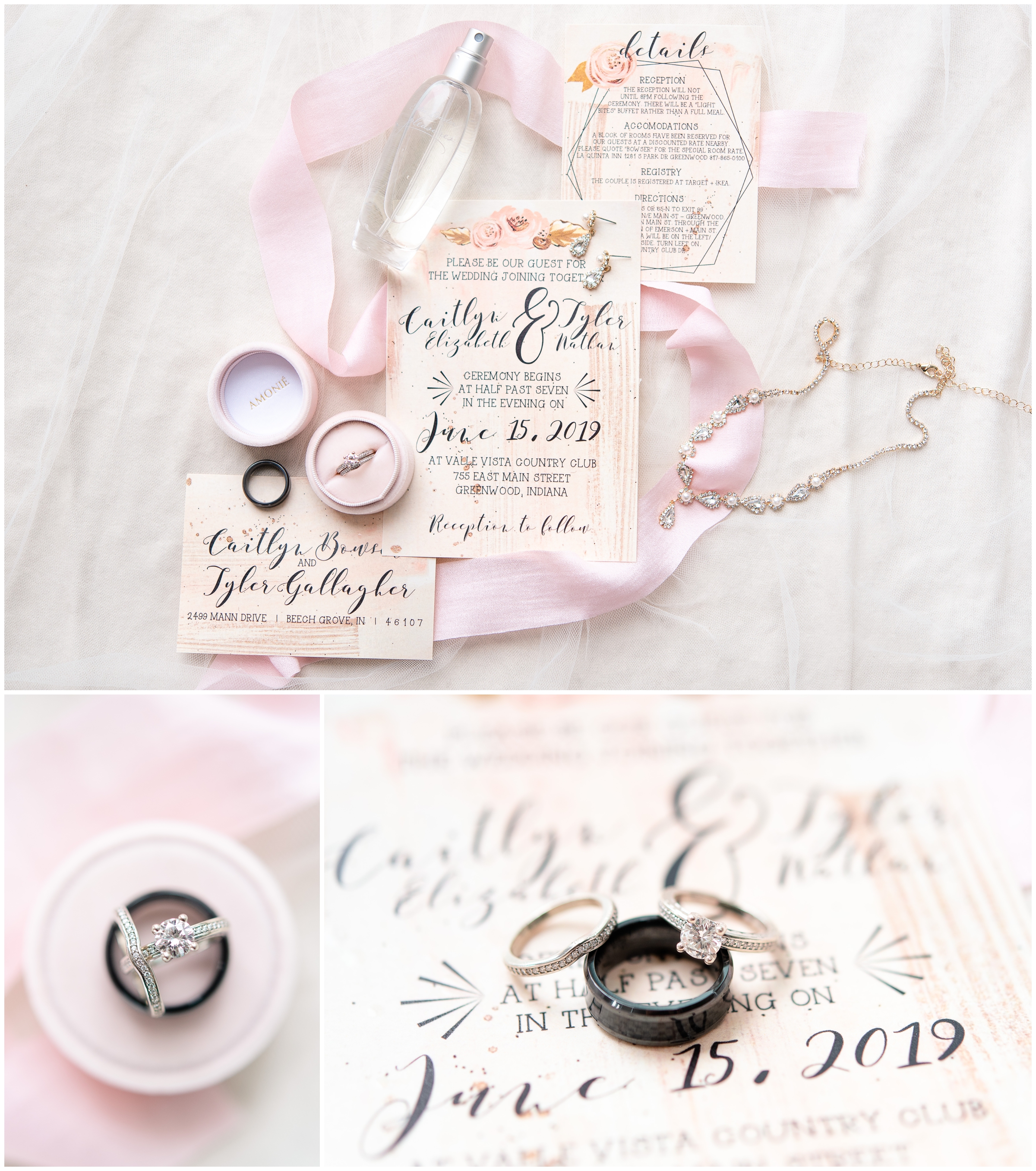Blush Pink Wedding Details