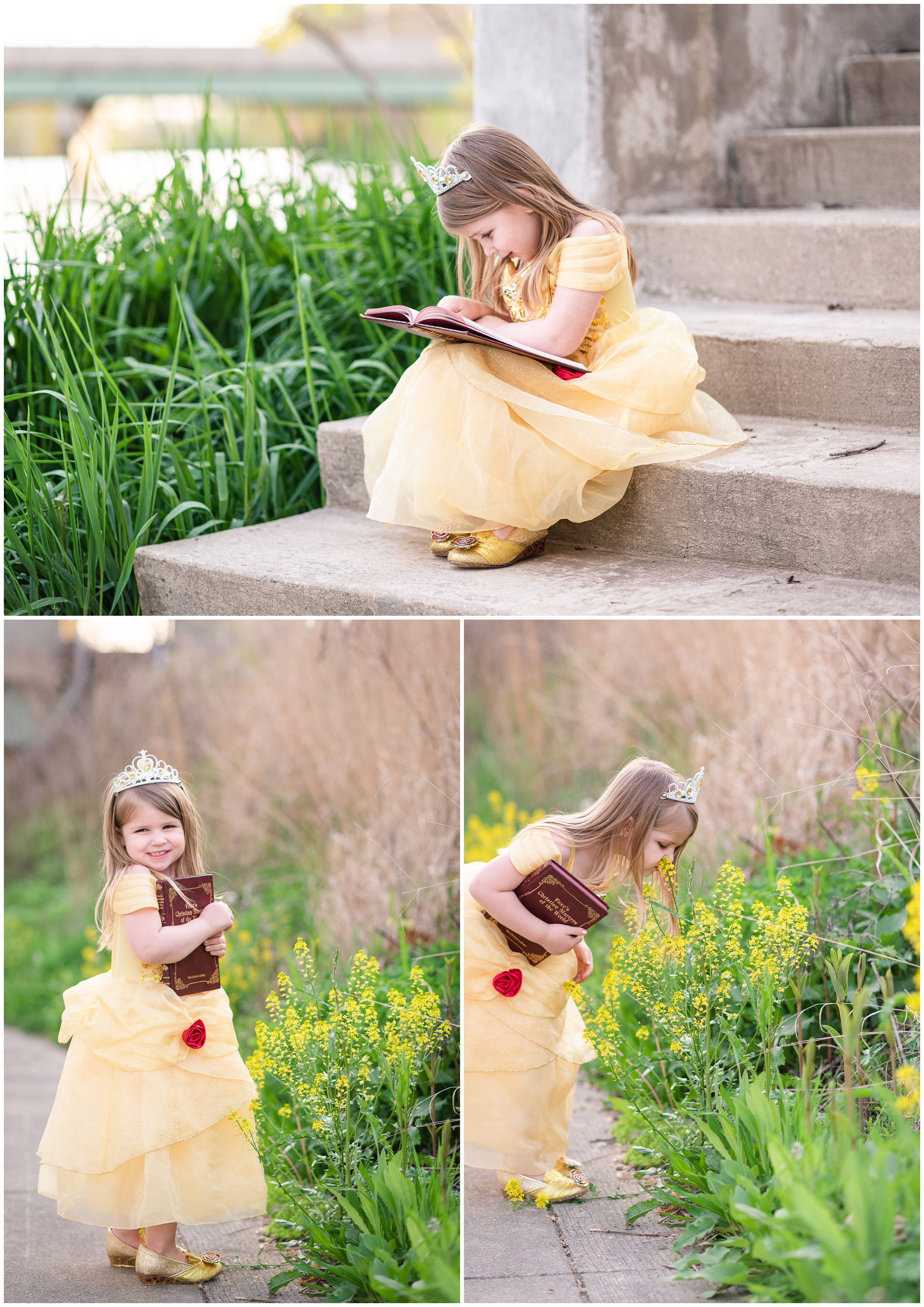 Belle Photoshoot with kids