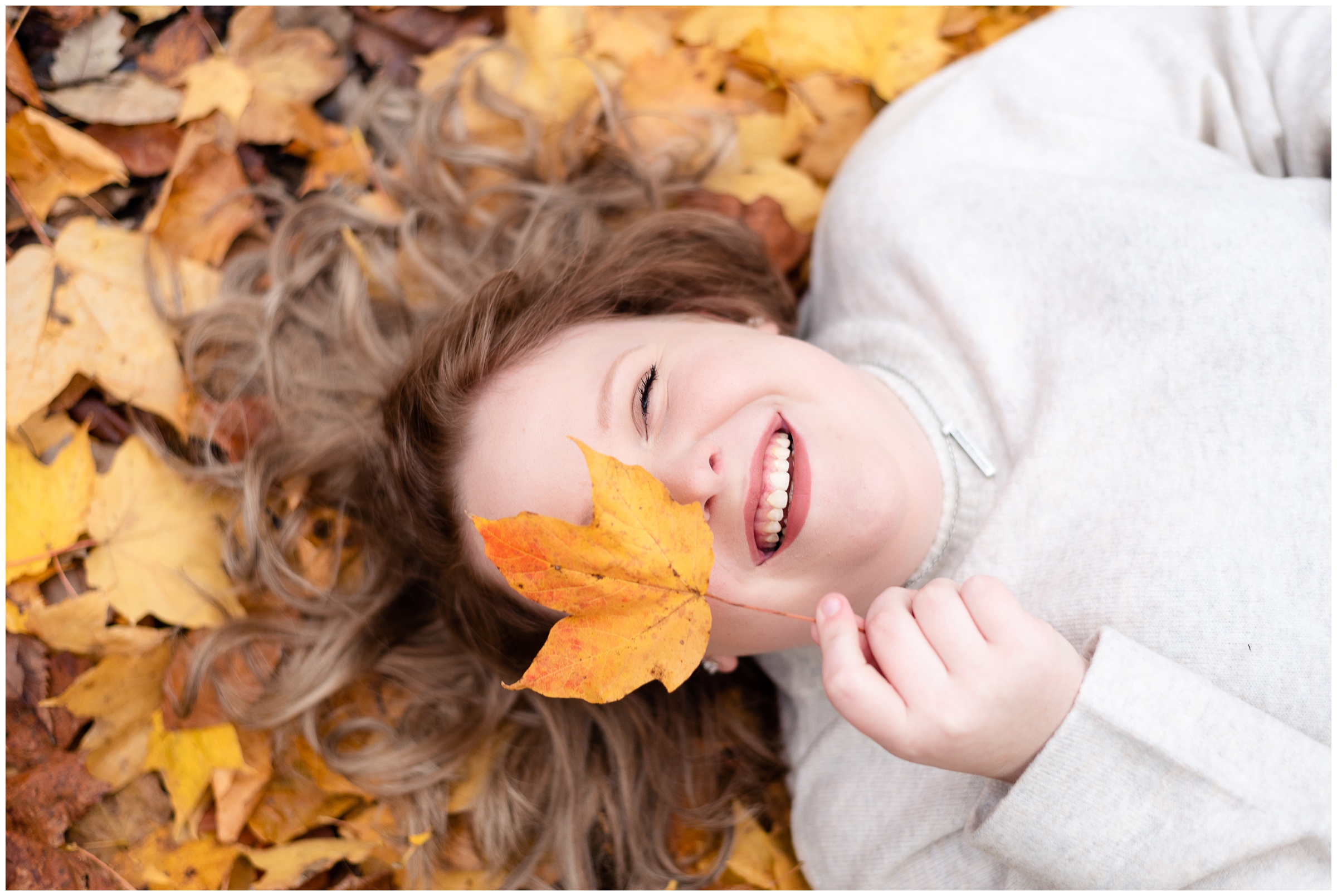 Fun Fall Senior Portraits