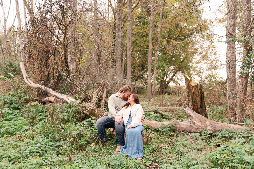 Fall Engagement Session Galveston, IN