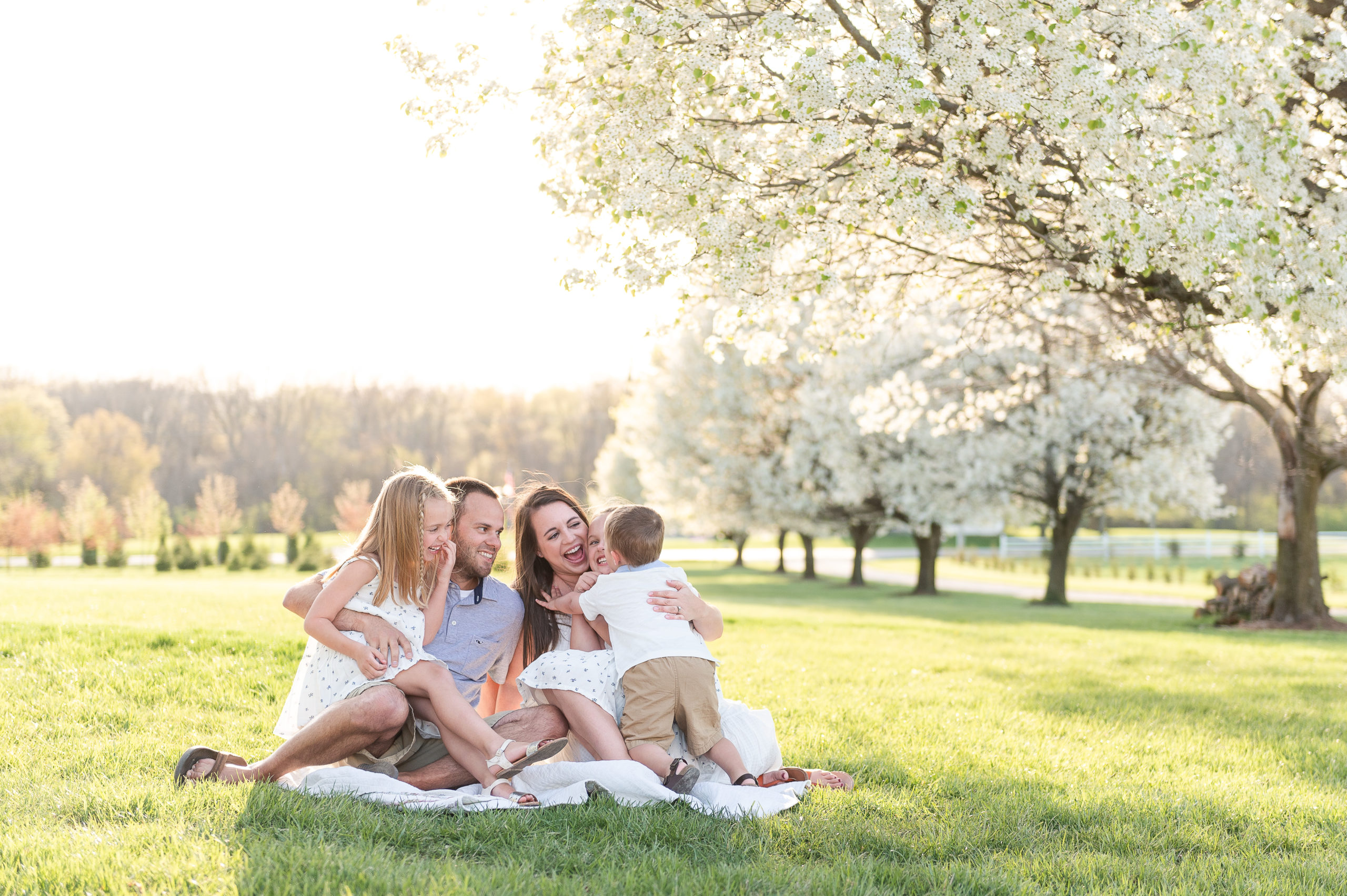 Spring Family Photos in Logansport, Indiana
