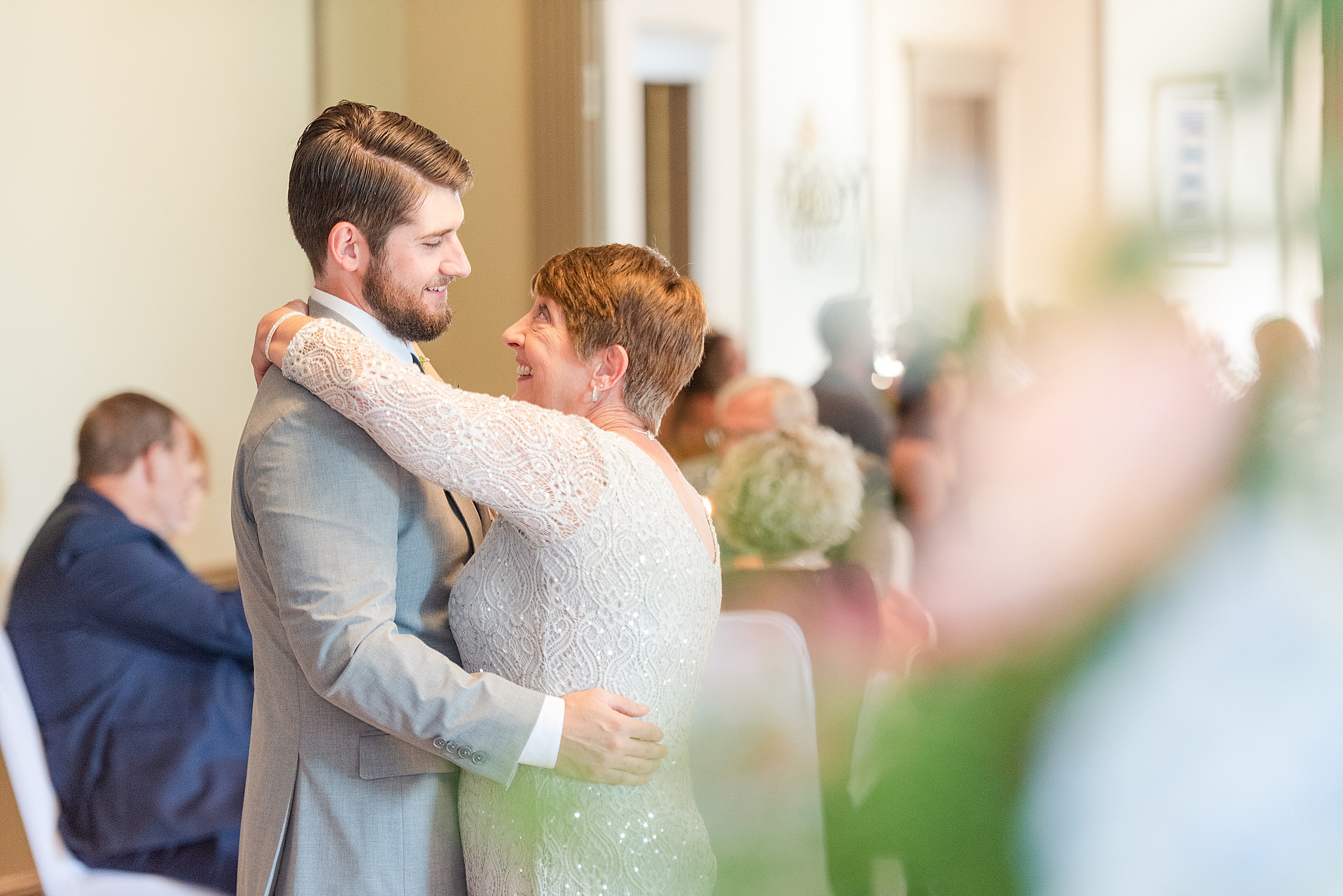 Mother Son Dance at Reception | Anderson Country Club Wedding, Indiana
