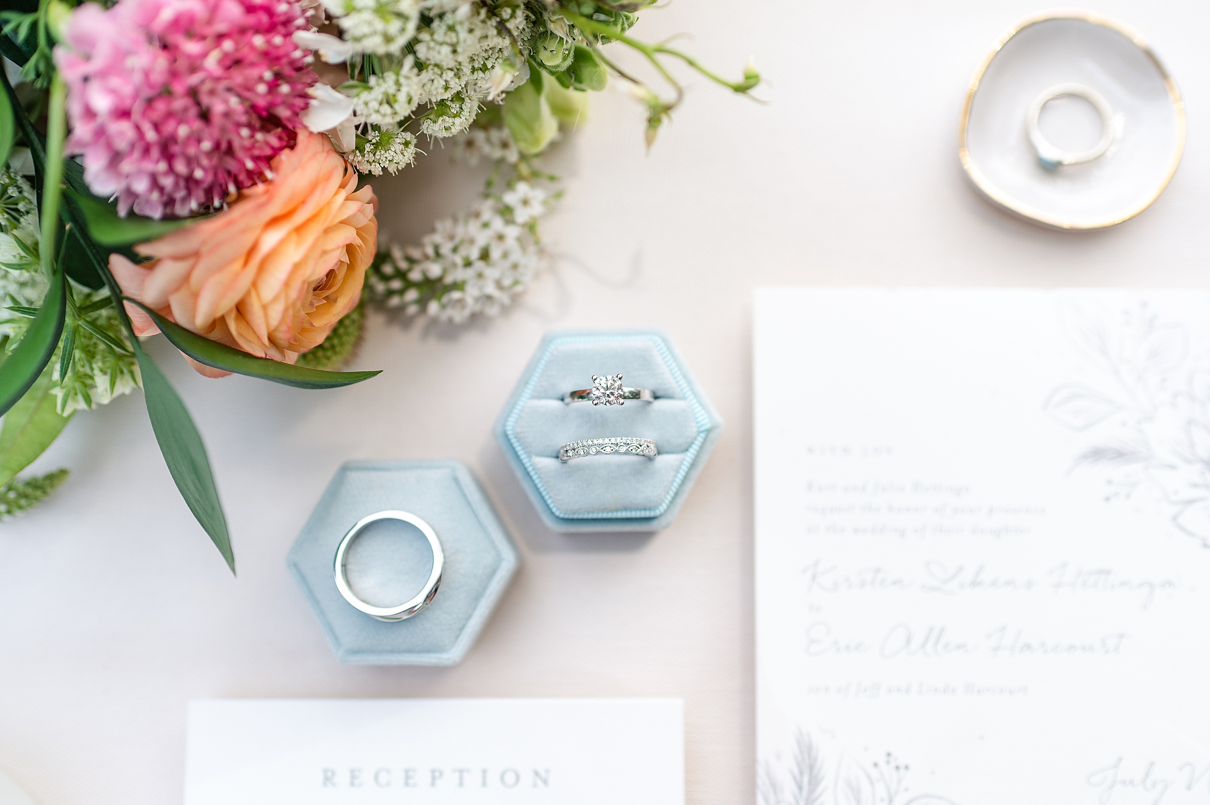 Wedding Rings | Anderson Country Club Wedding, Indiana