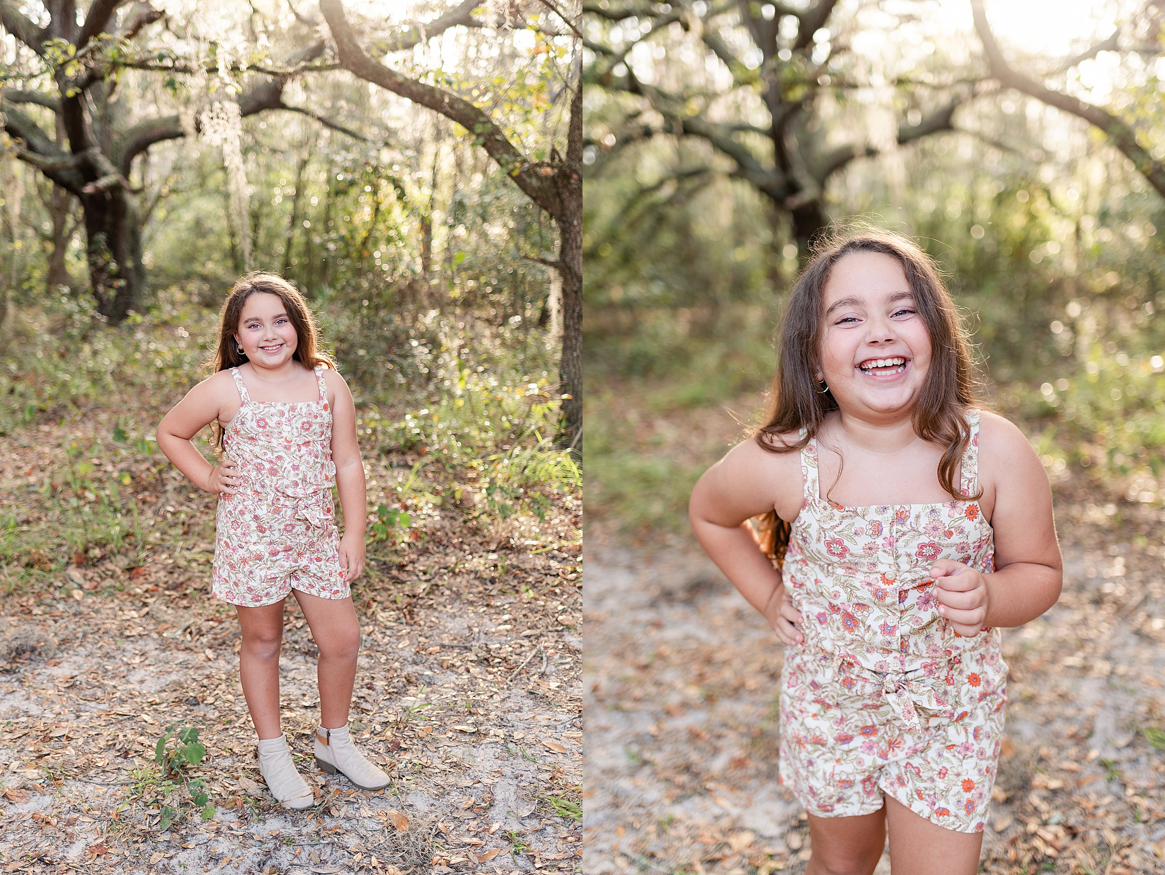 Family Portraits at Lake Louisa State Park in Clermont, Florida. 