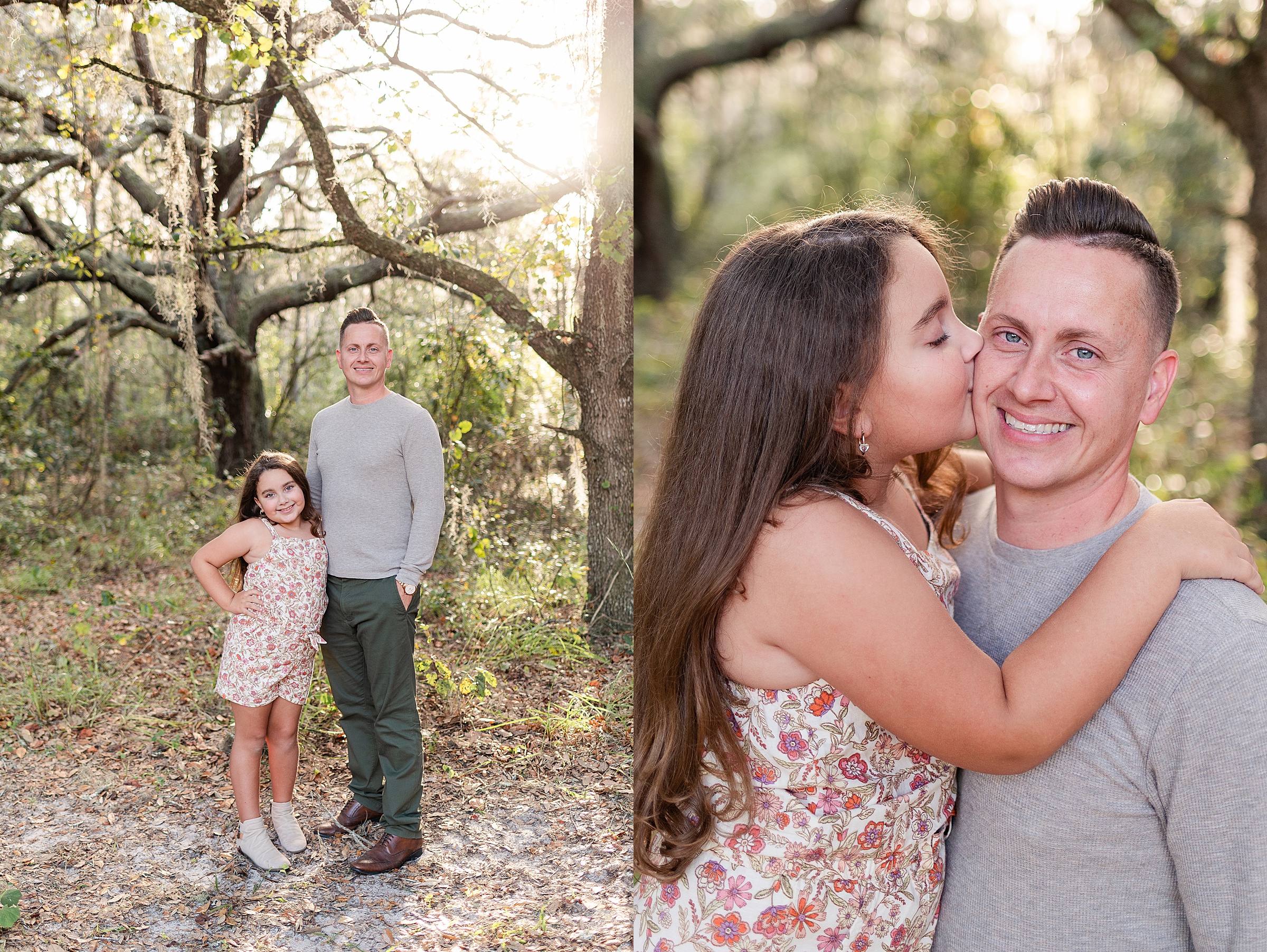 Daddy and Daughter photos at Lake Louisa State Park in Clermont, Florida. 