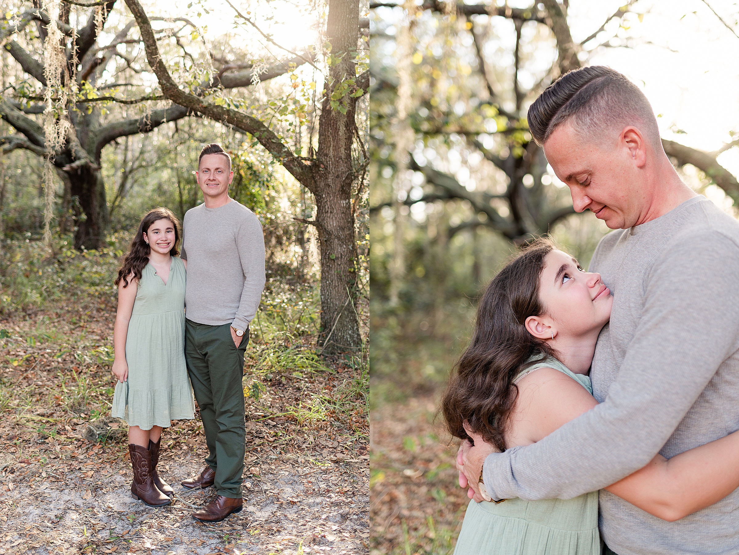 Daddy and Daughter photos at Lake Louisa State Park in Clermont, Florida. 