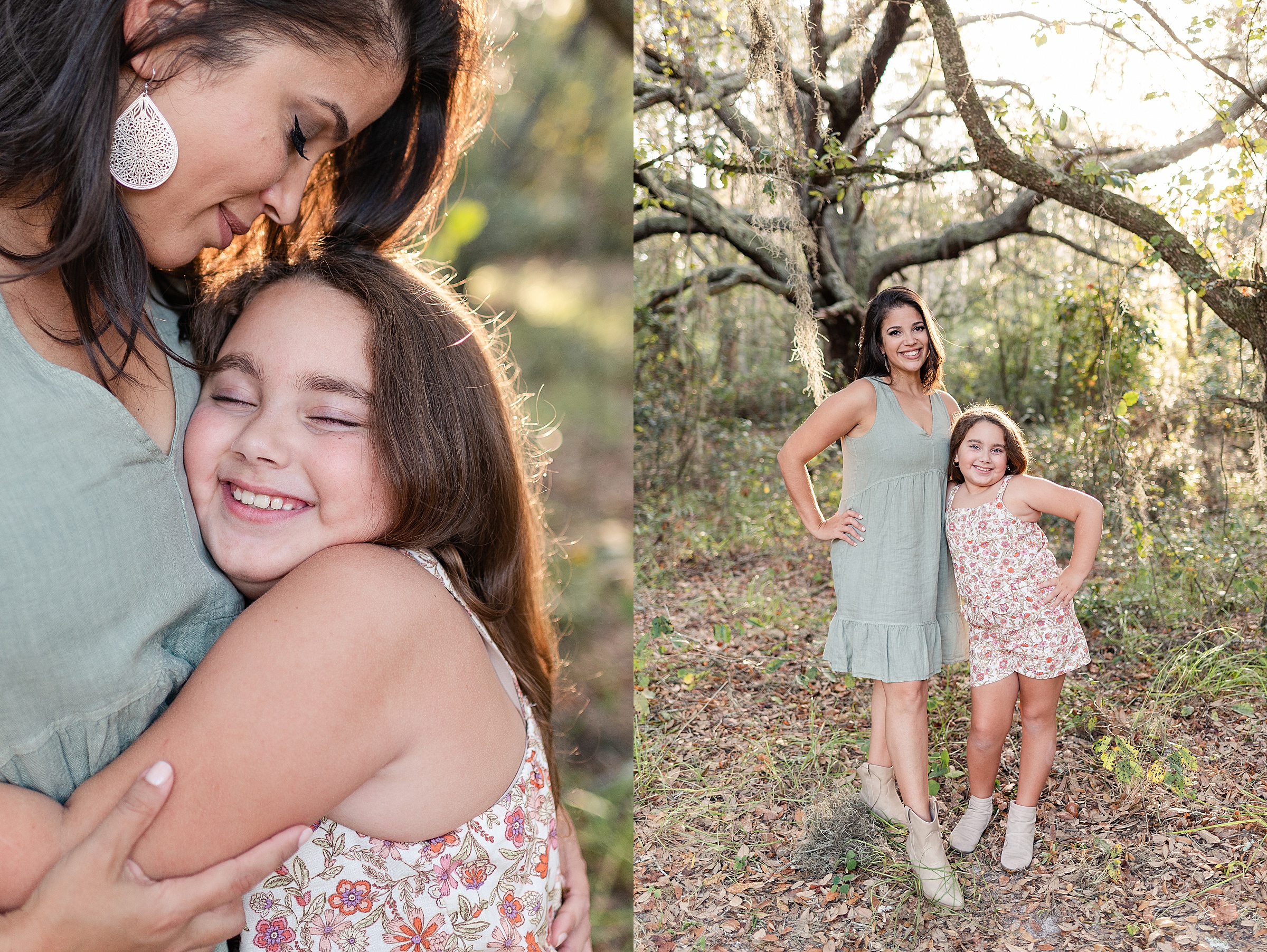Mother and Daughter photos at Lake Louisa State Park in Clermont, Florida. 