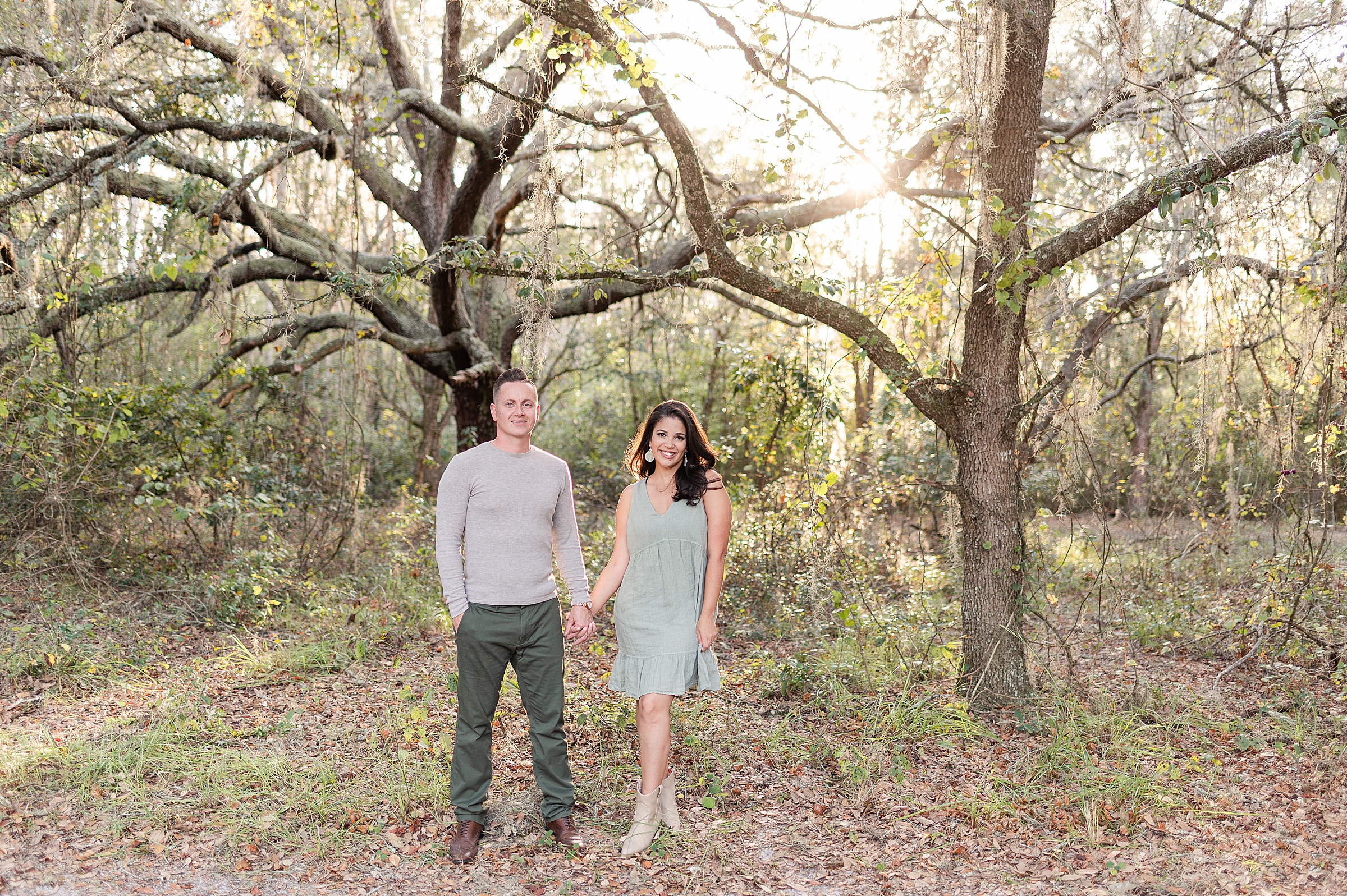 Couple Portraits at Lake Louisa State Park in Clermont, Florida. 