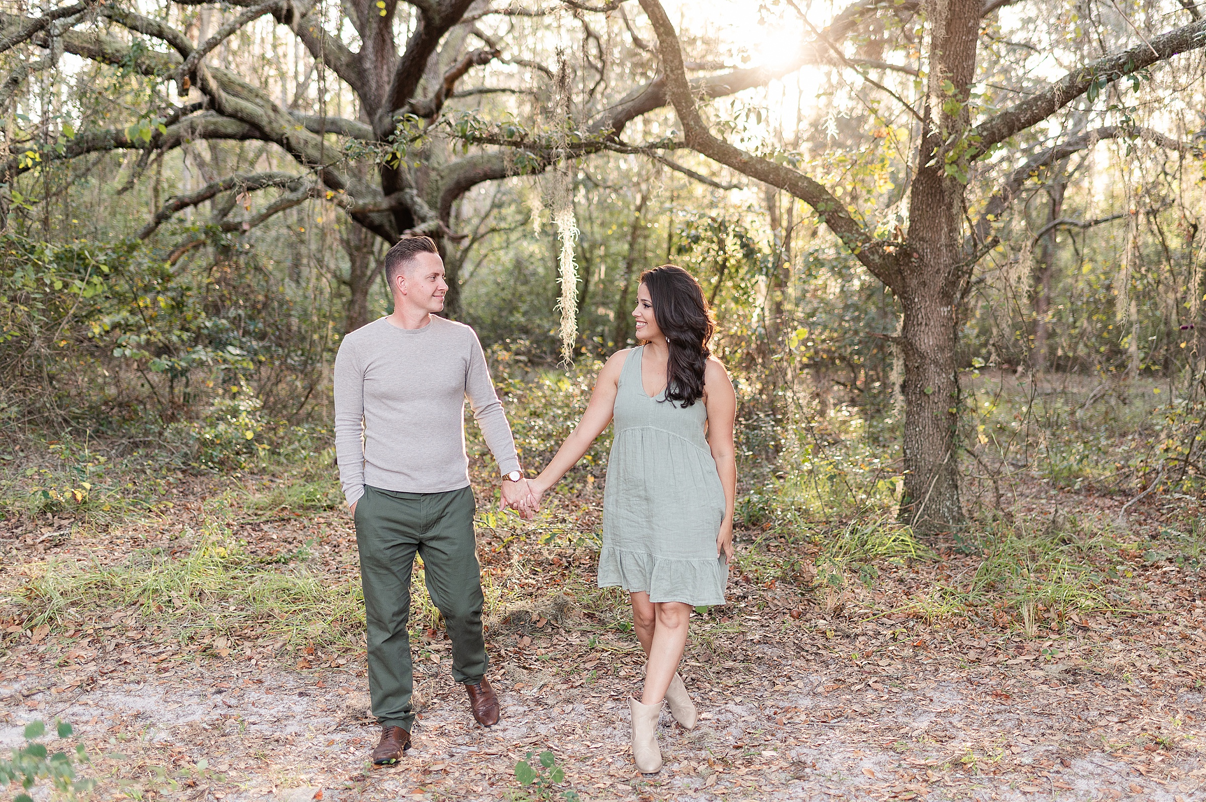 Couple Portraits at Lake Louisa State Park in Clermont, Florida. 