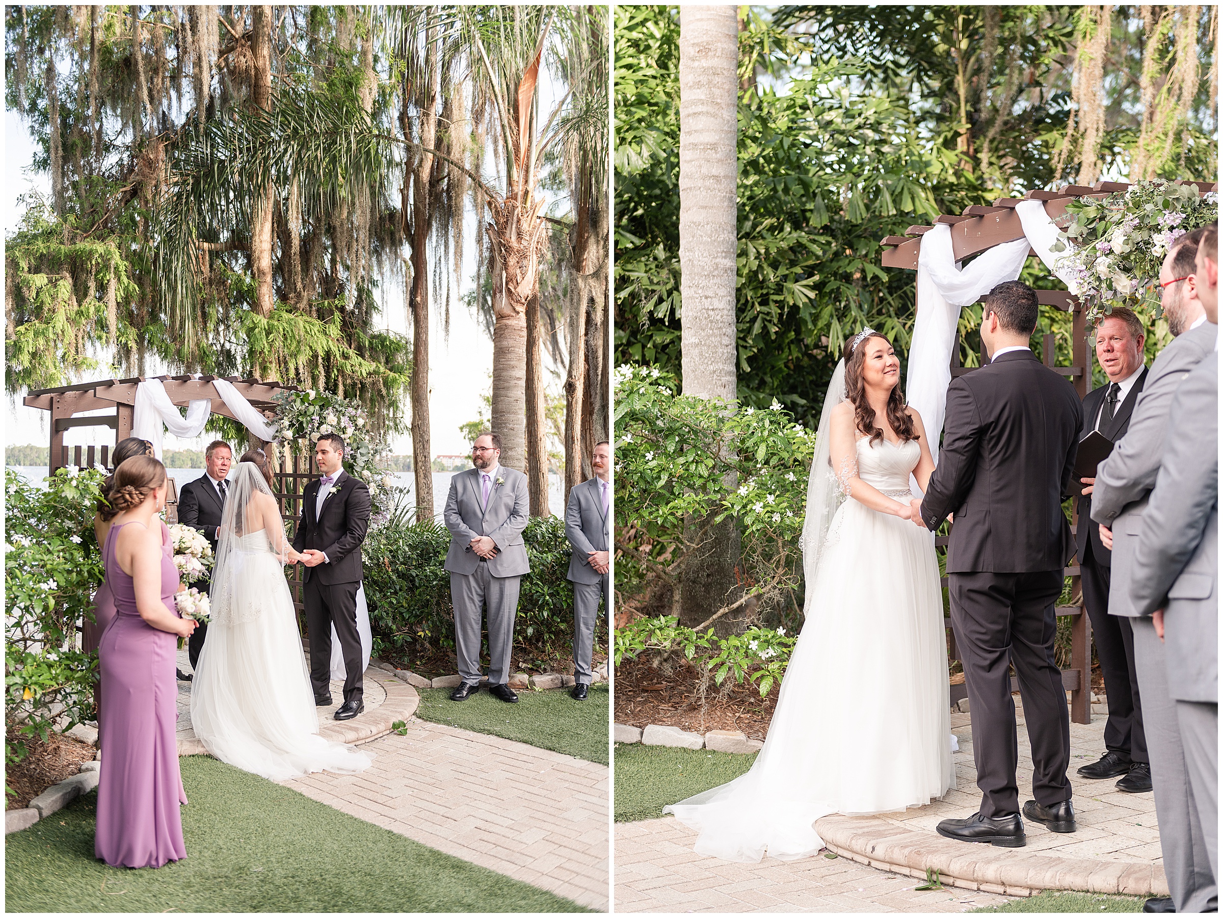 Ceremony at a Paradise Cove Wedding in Orlando, FL