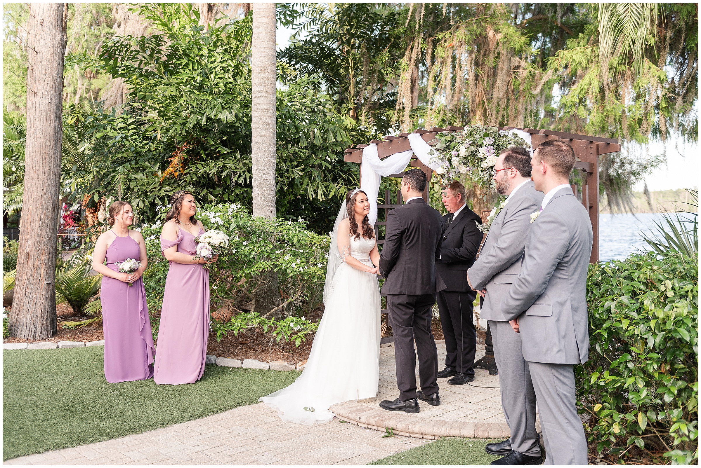 Ceremony at a Paradise Cove Wedding in Orlando, FL