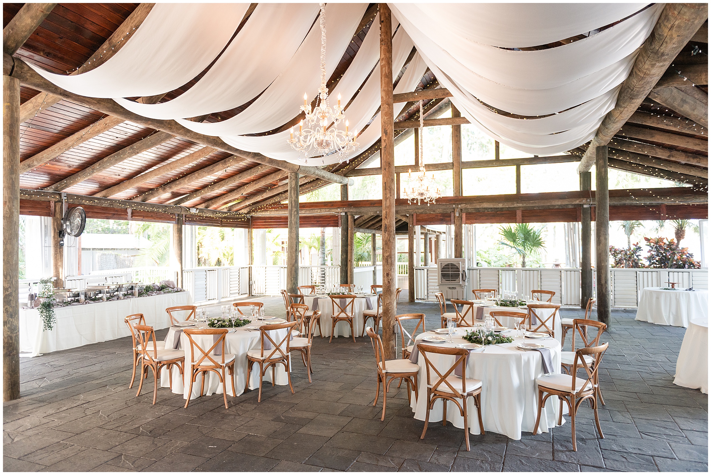 Reception at a Paradise Cove Wedding in Orlando, FL