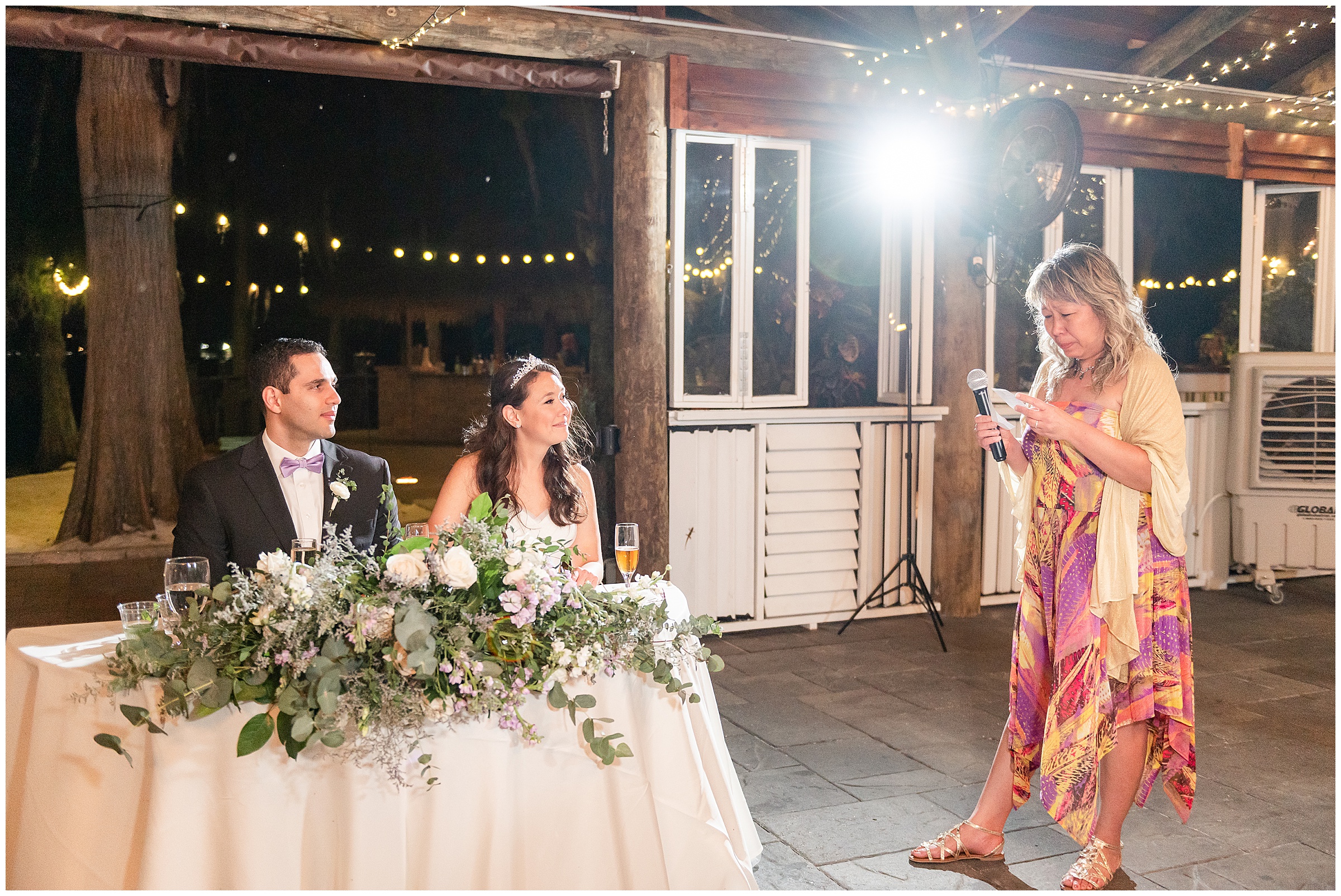 Speeches during a Paradise Cove Wedding in Orlando, FL