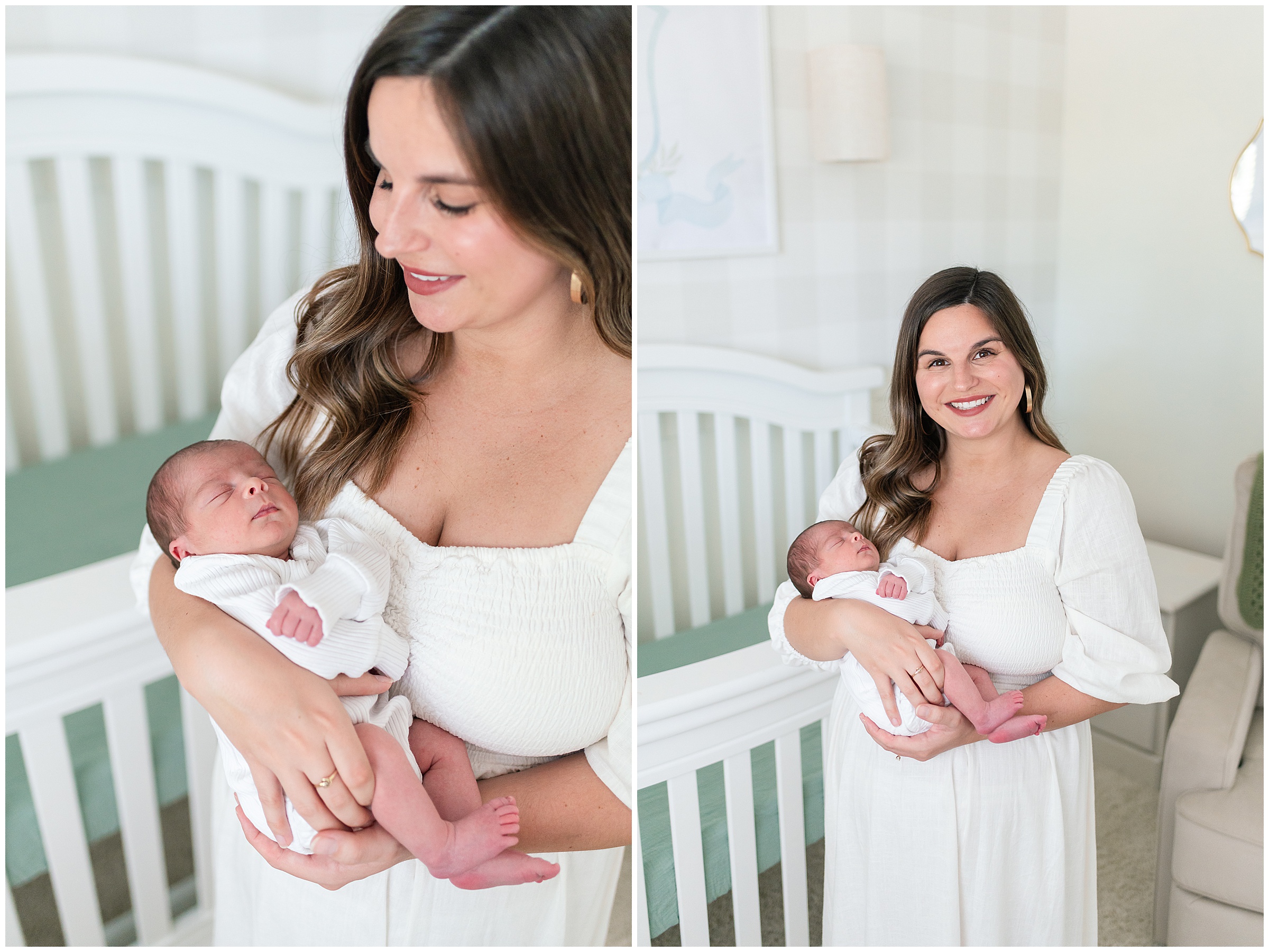 Mom and Baby Lifestyle Newborn Photography