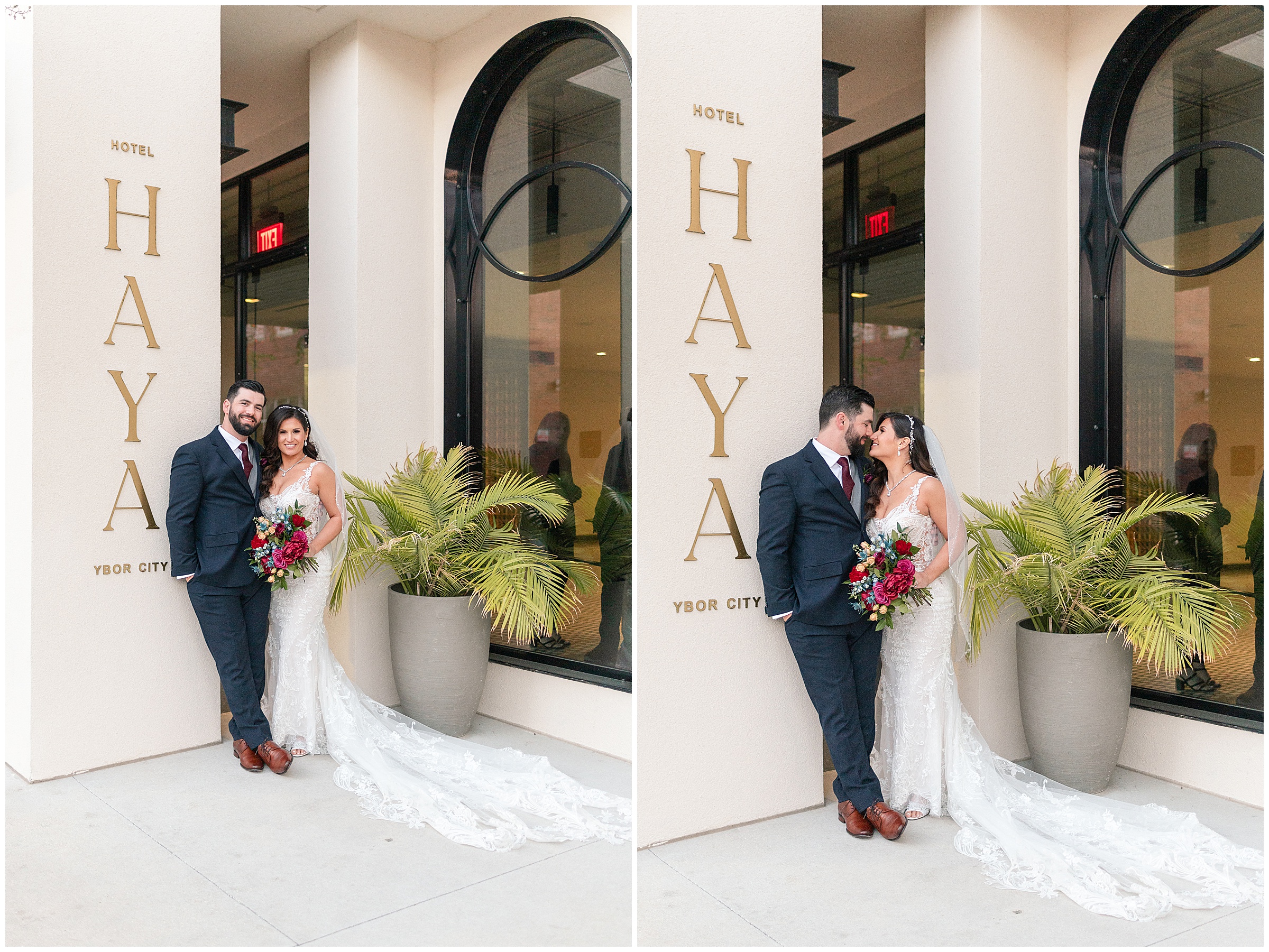 Hotel Haya Wedding Bride and Groom Photos