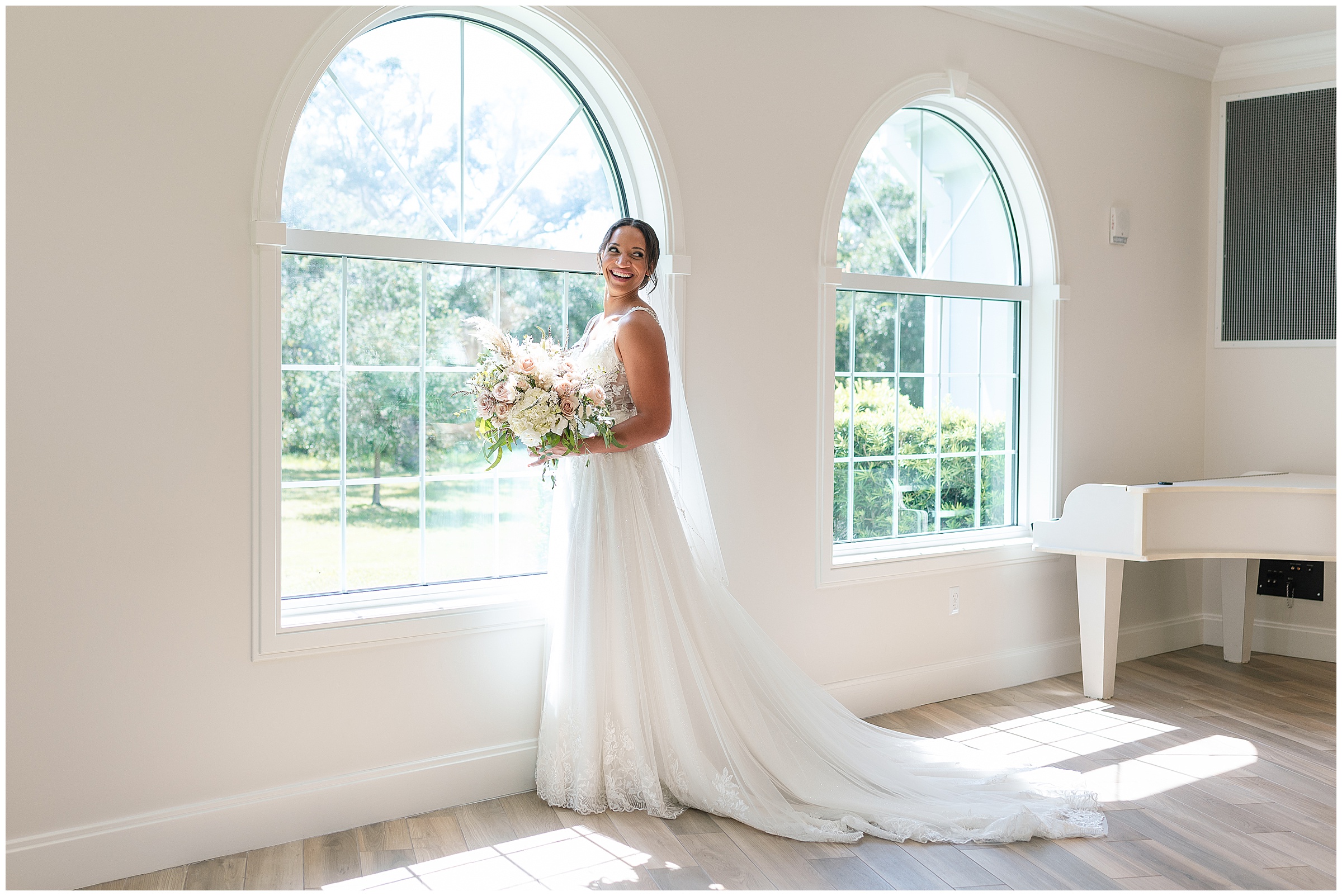 Harborside Chapel Wedding - Bride and Groom Portraits