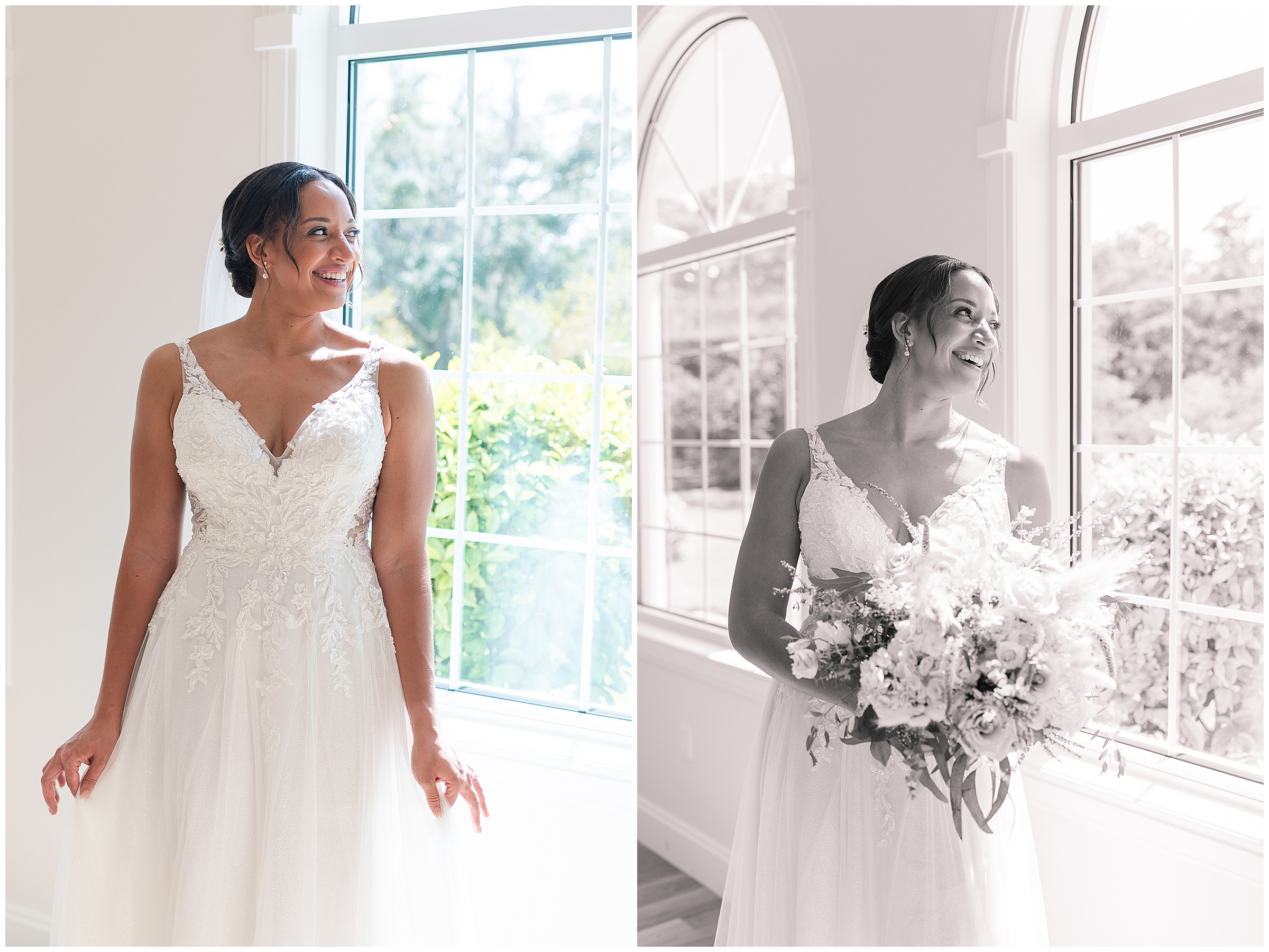 Harborside Chapel Wedding - Bride and Groom Portraits