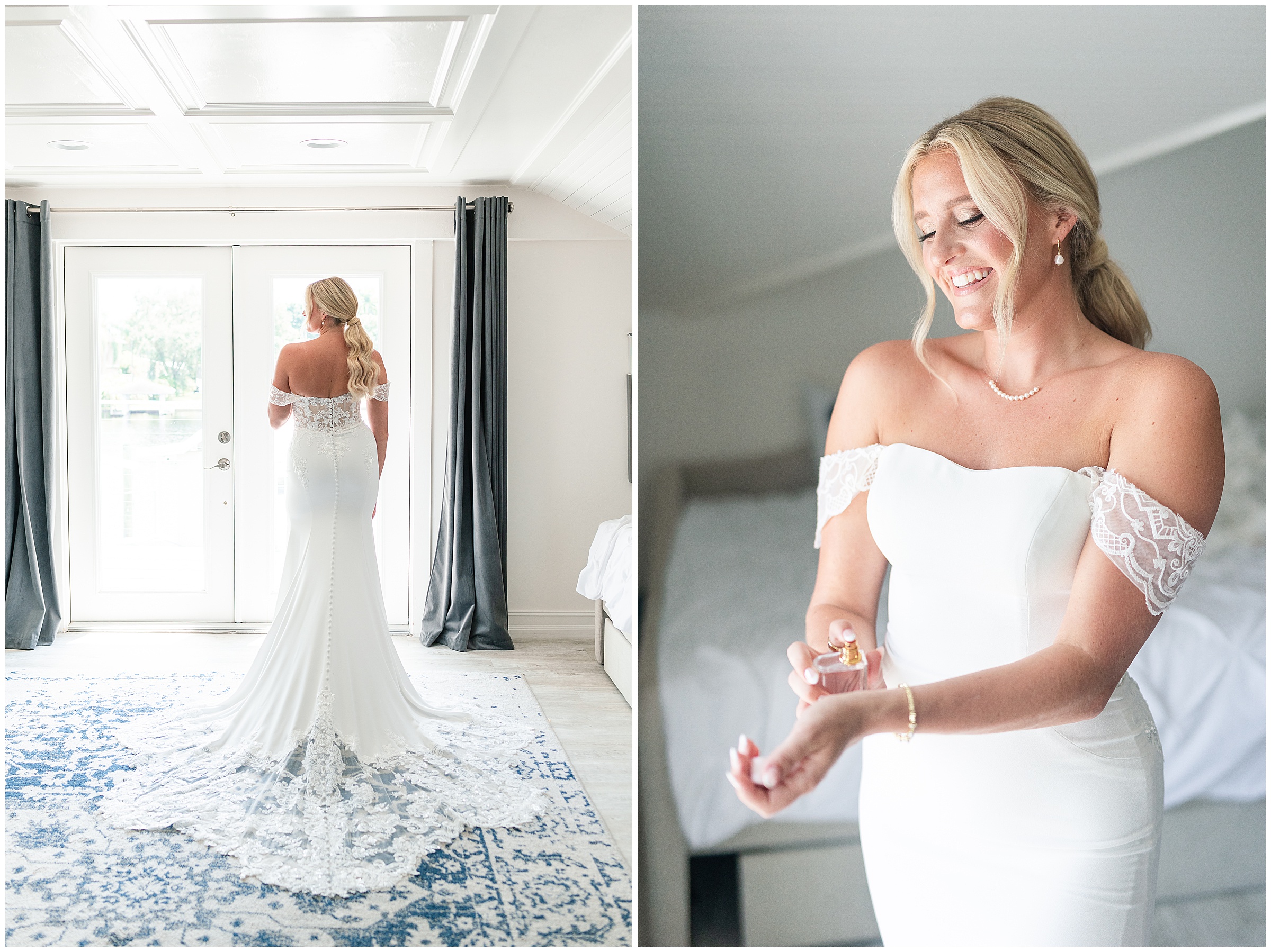 Grace River Island Resort Wedding - Bride getting ready