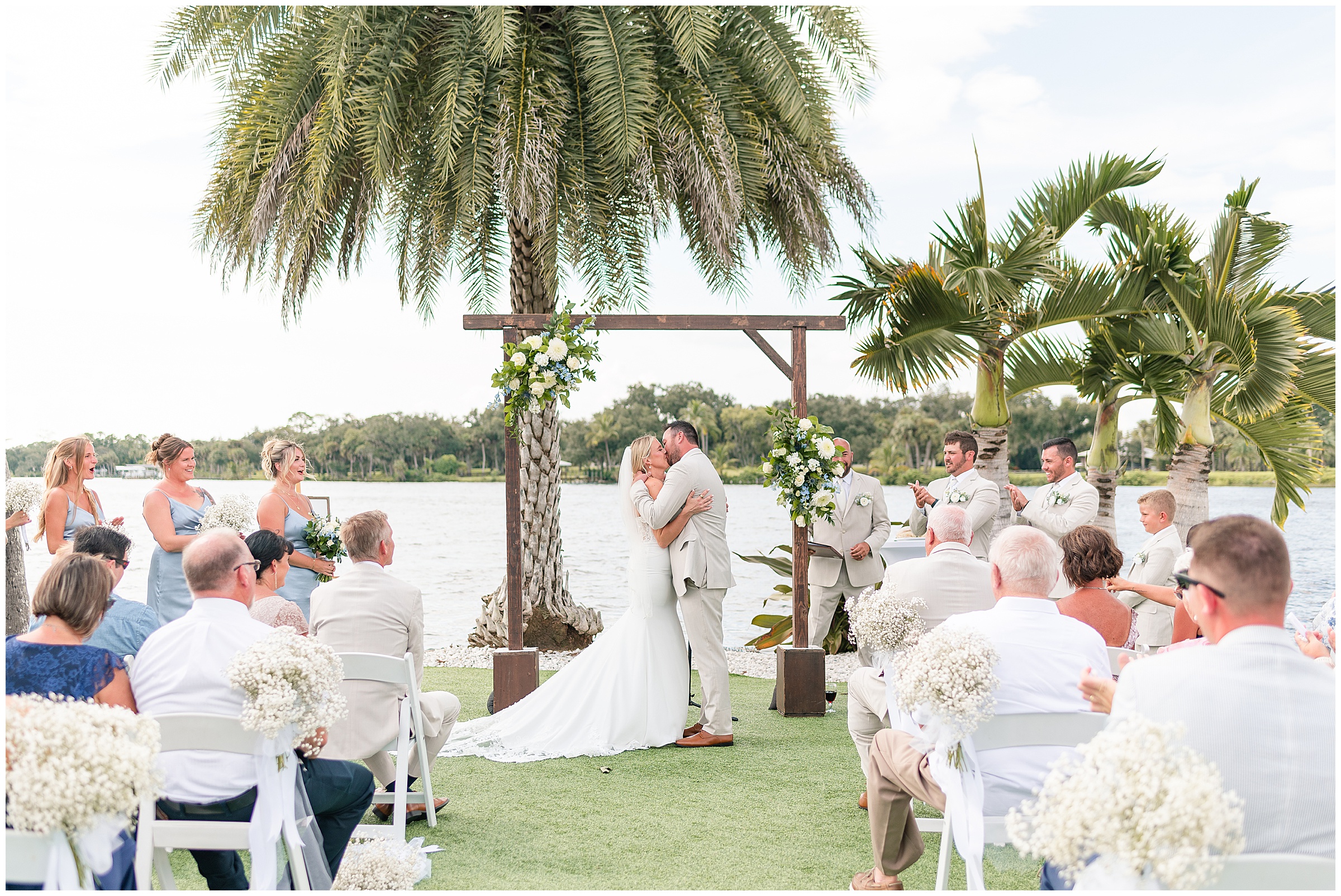 Grace River Island Resort Wedding Bride and Groom Ceremony