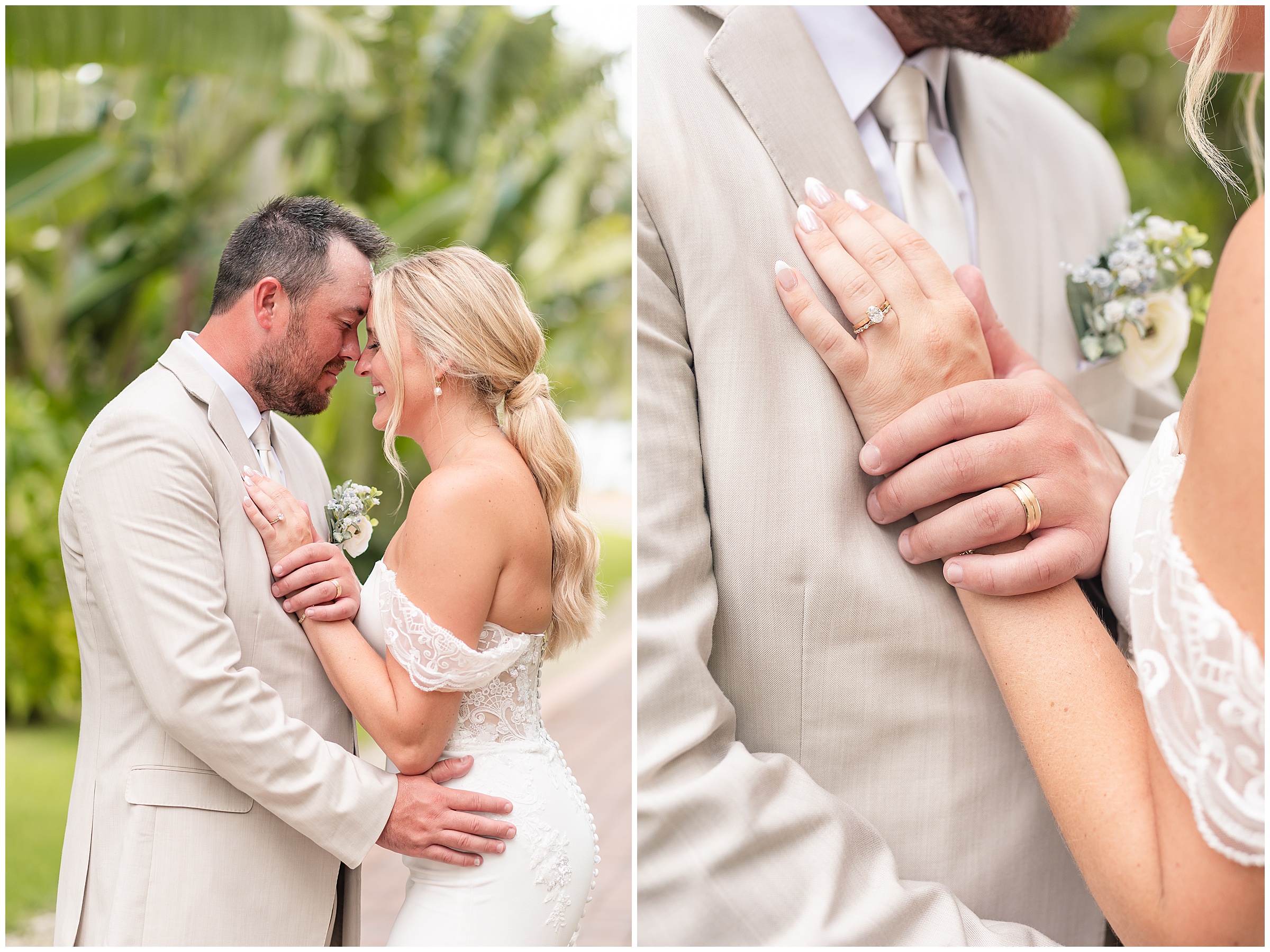 Grace River Island Resort Wedding - Bride and Groom